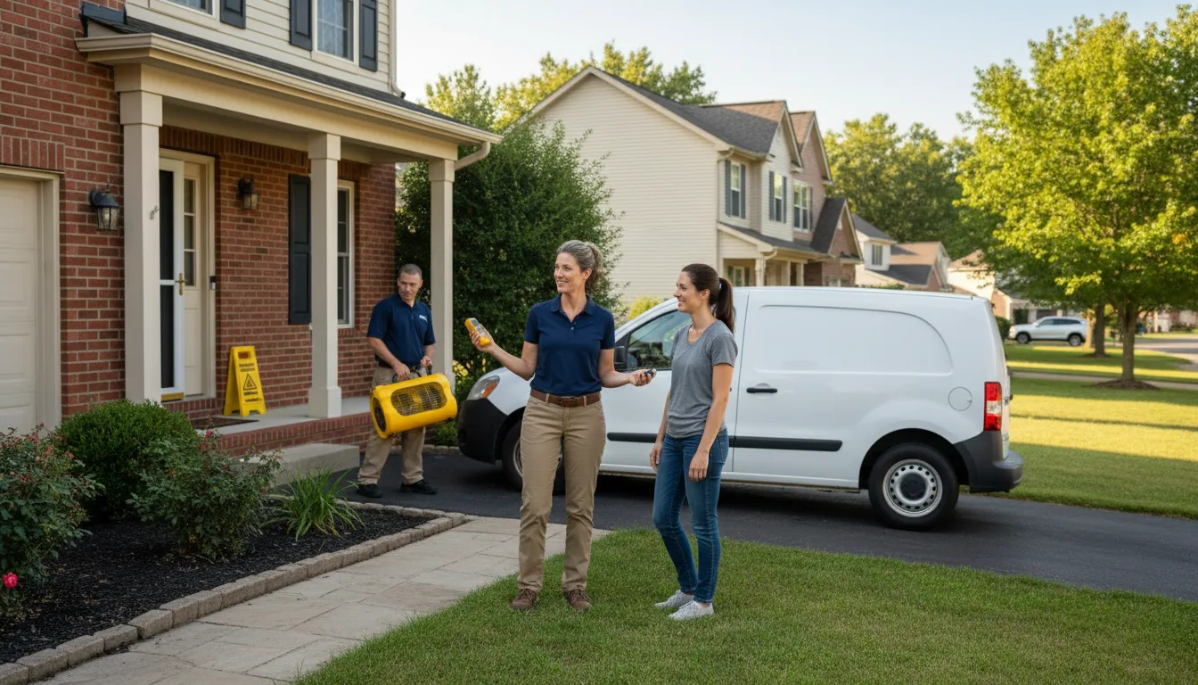 Water restoration image for Home Water Damage Repair in Griffith, IN
